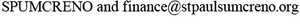 Zelle account is under SPUMCRENO, or finance@stpaulsumcreno.org